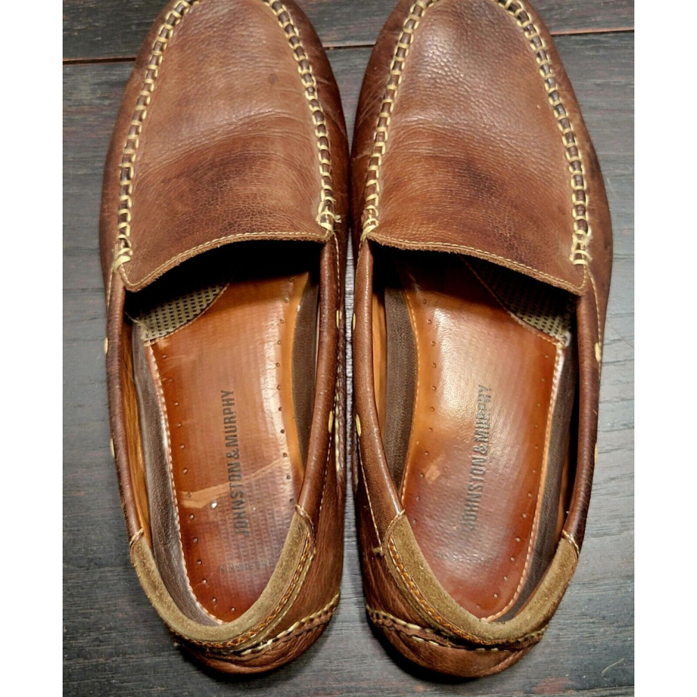 Johnston & Murphy Brown Leather Loafers